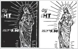Christ $9.98 (negative and positive) by Andy Warhol