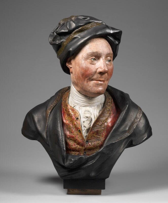 Colley Cibber by Benjamin Rackstrow (or Rackstraw)