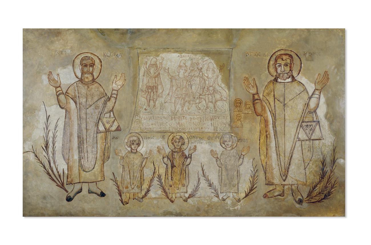 Coptic wall-painting