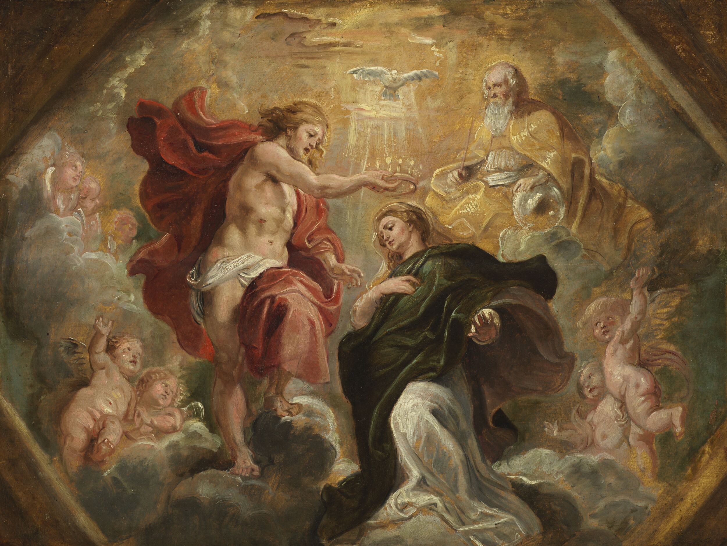 Coronation of the Virgin by Peter Paul Rubens