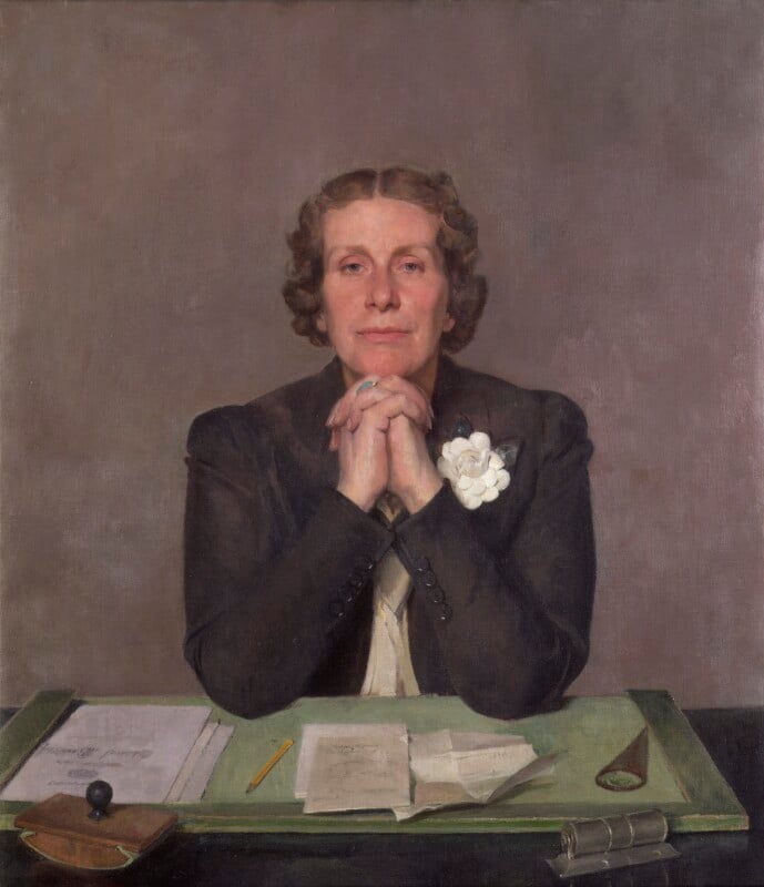 Dame Caroline Harriet Haslett by Sir Gerald Kelly
