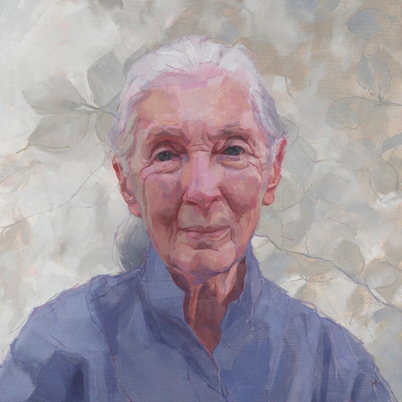 Dame Jane Goodall by Wendy Barratt