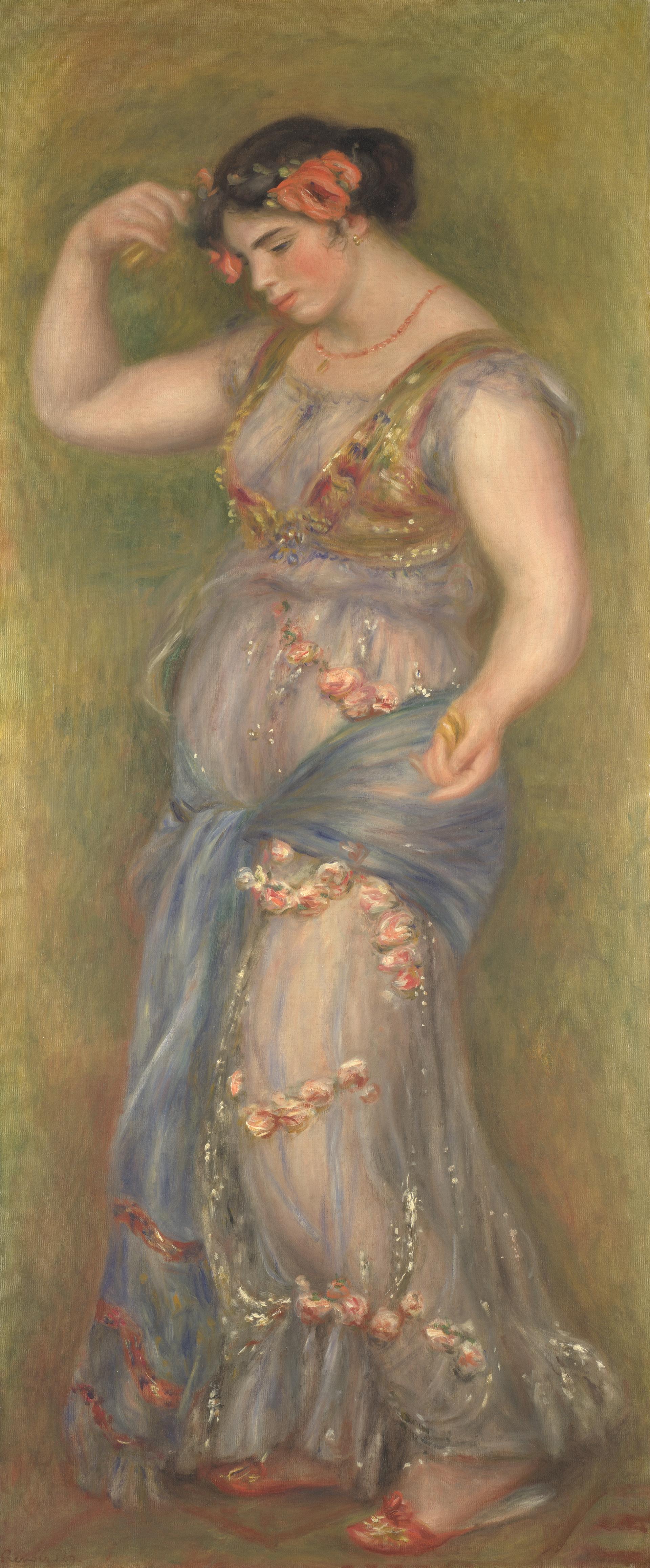 Dancing Girl with Castanets by Pierre-Auguste Renoir