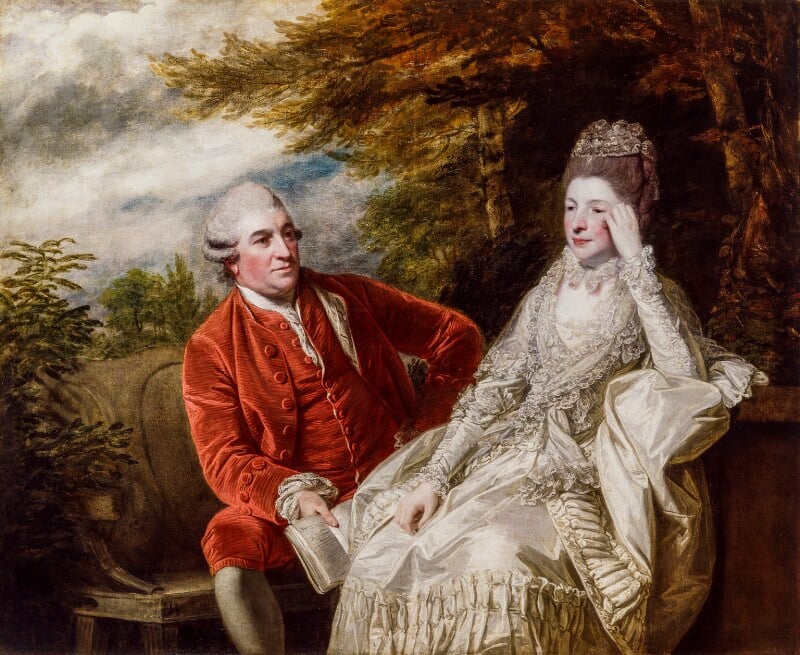 David Garrick; Eva Maria Garrick (née Veigel) by Sir Joshua Reynolds