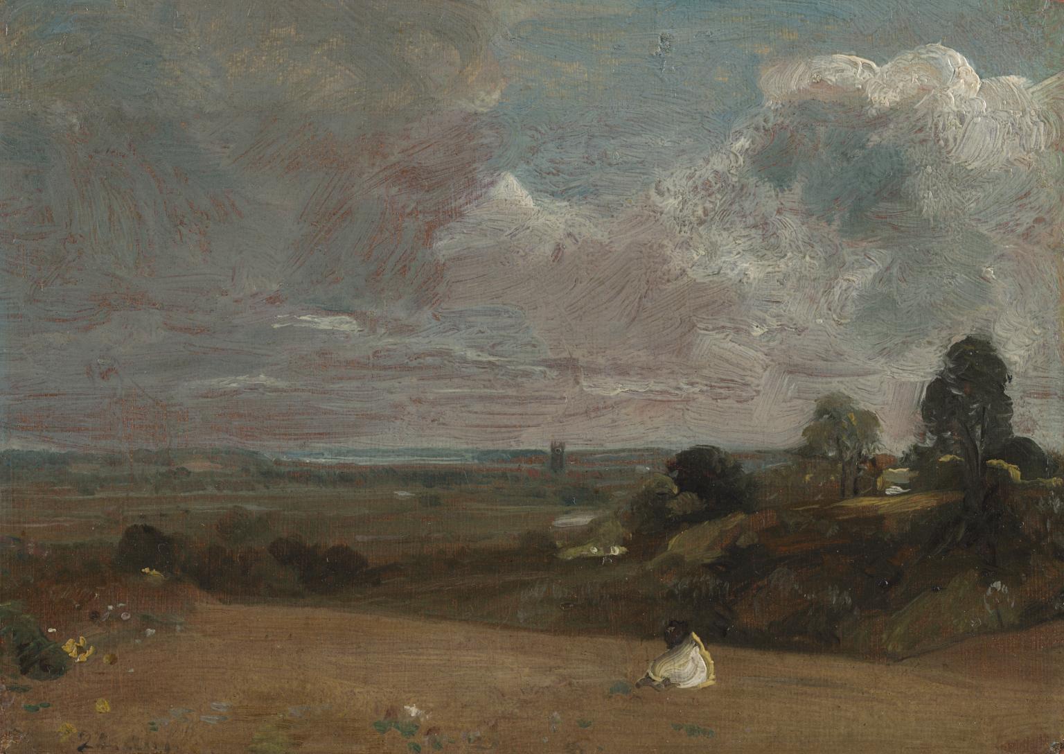 Dedham from Langham by John Constable