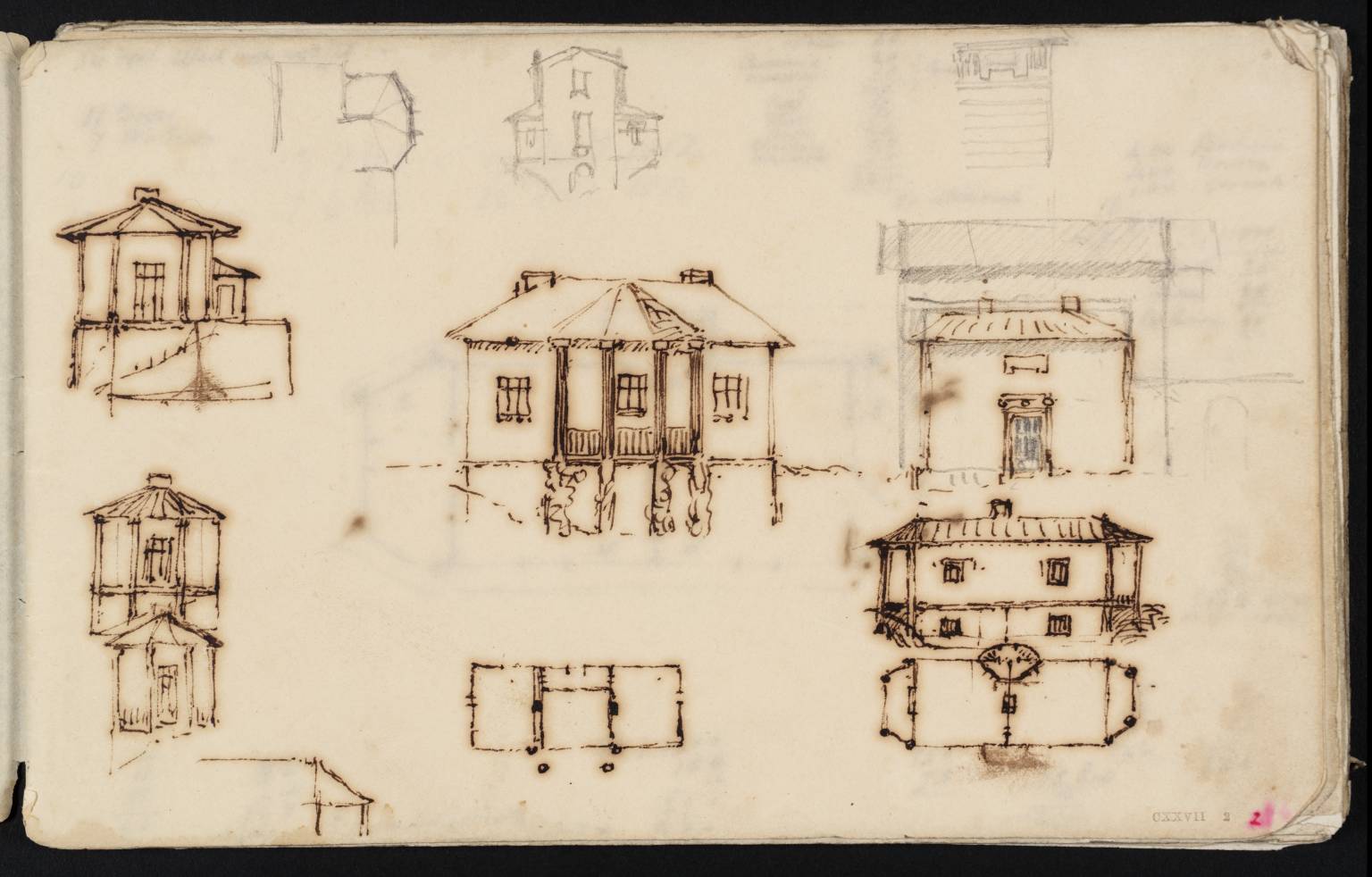 Designs for Sandycombe Lodge, Twickenham by Joseph Mallord William Turner
