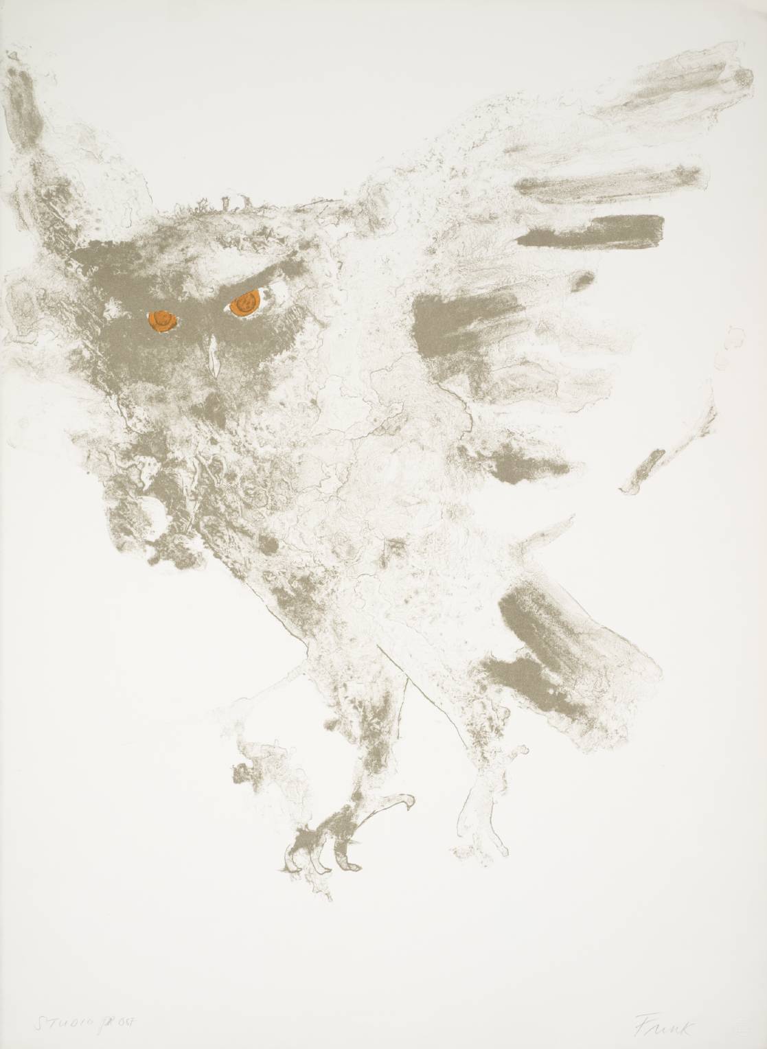 Eagle Owl by Dame Elisabeth Frink