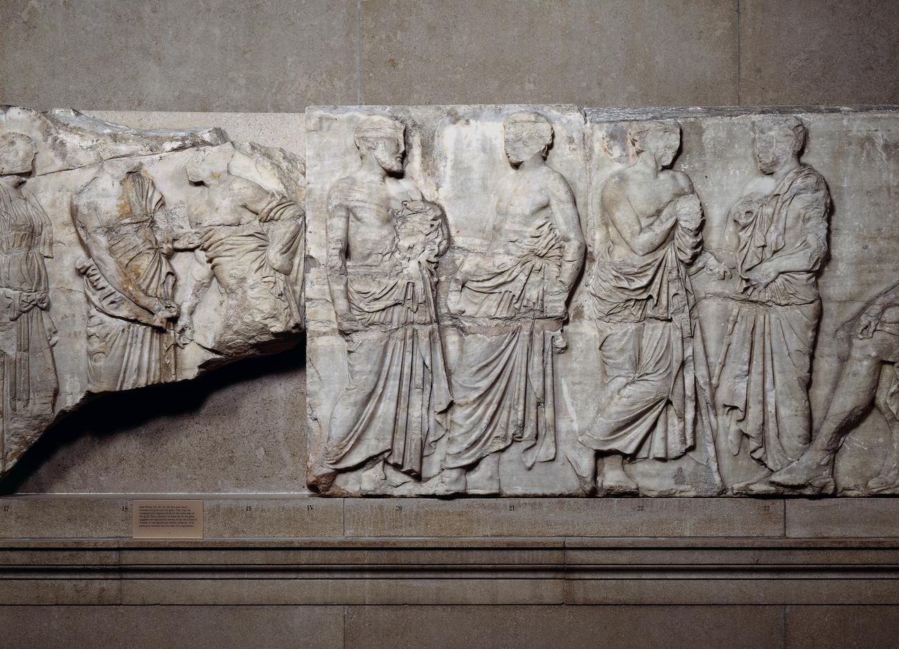 East frieze of the gods