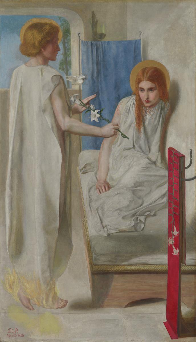 Ecce Ancilla Domini! (The Annunciation) by Dante Gabriel Rossetti