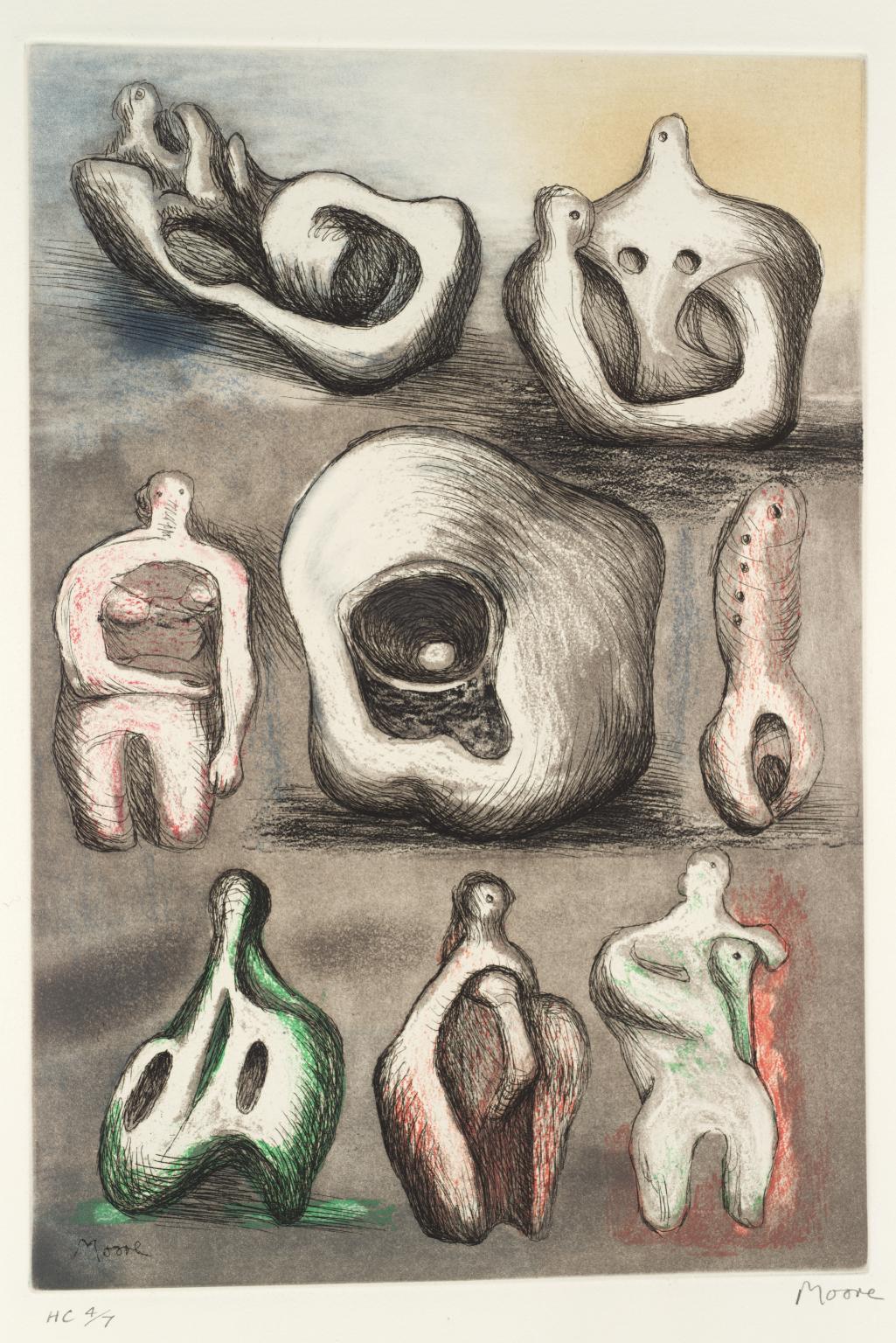 Eight Sculpture Ideas by Henry Moore OM, CH