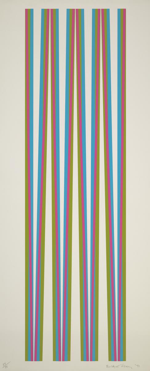 Elongated Triangles 5 by Bridget Riley