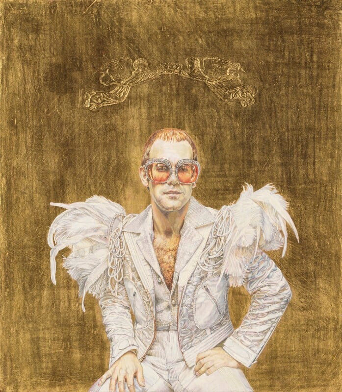 Elton John ('On the throne') by Suzi Malin