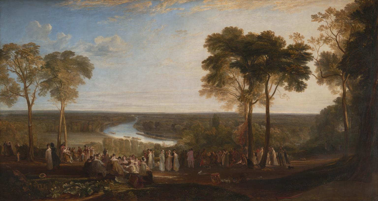 England: Richmond Hill, on the Prince Regent’s Birthday by Joseph Mallord William Turner