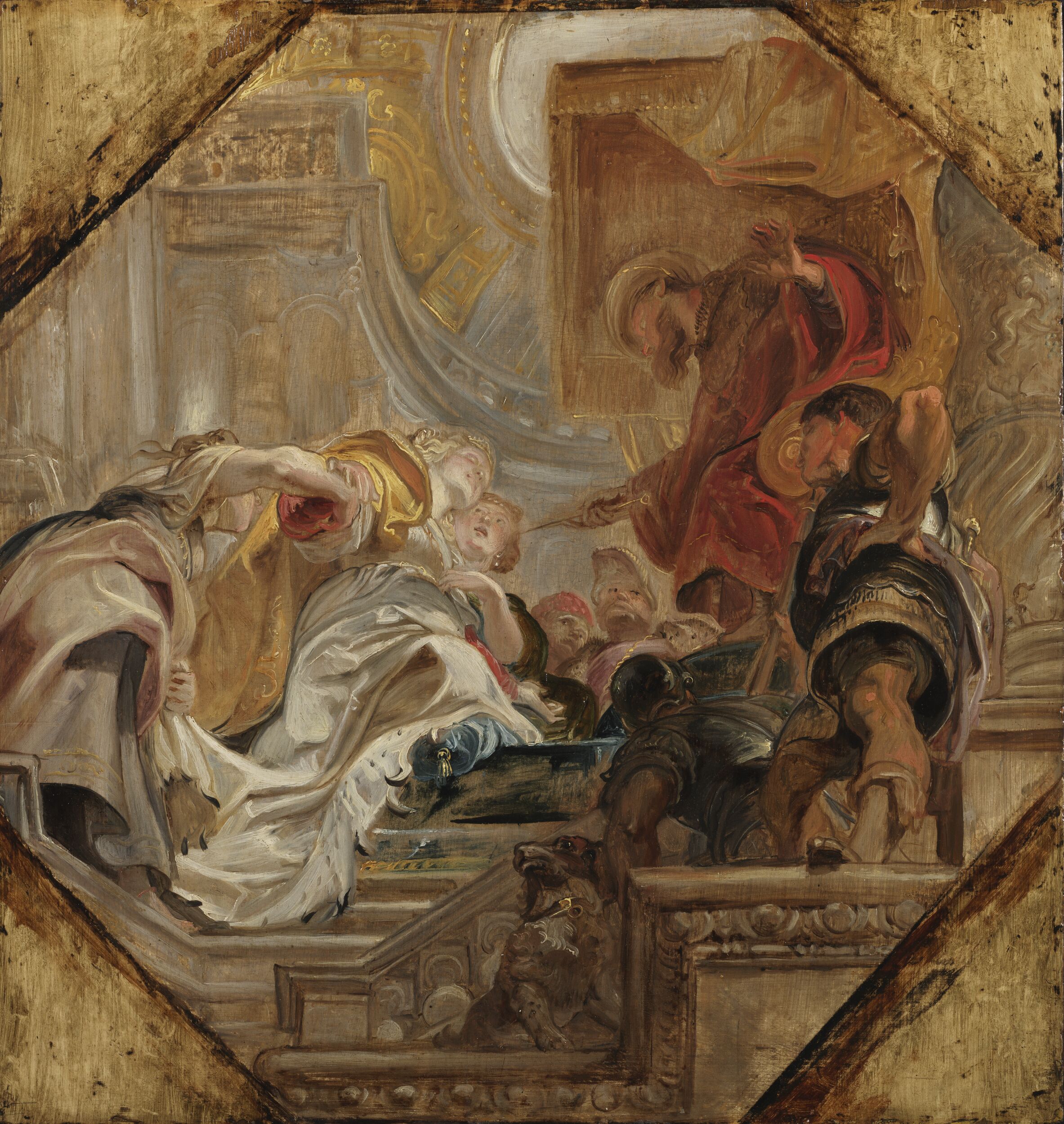 Esther before Ahasuerus by Peter Paul Rubens