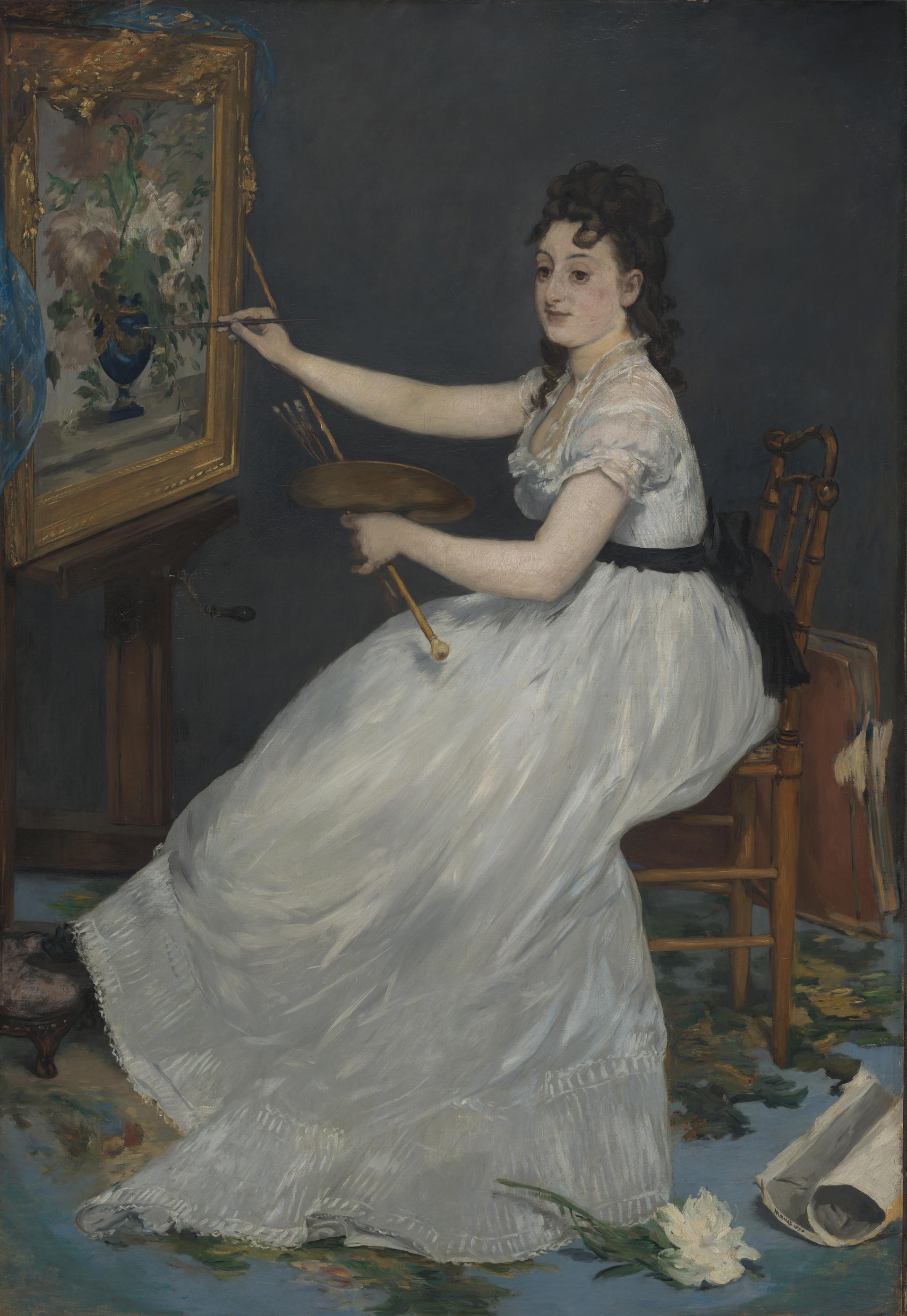 Eva Gonzalès by Edouard Manet