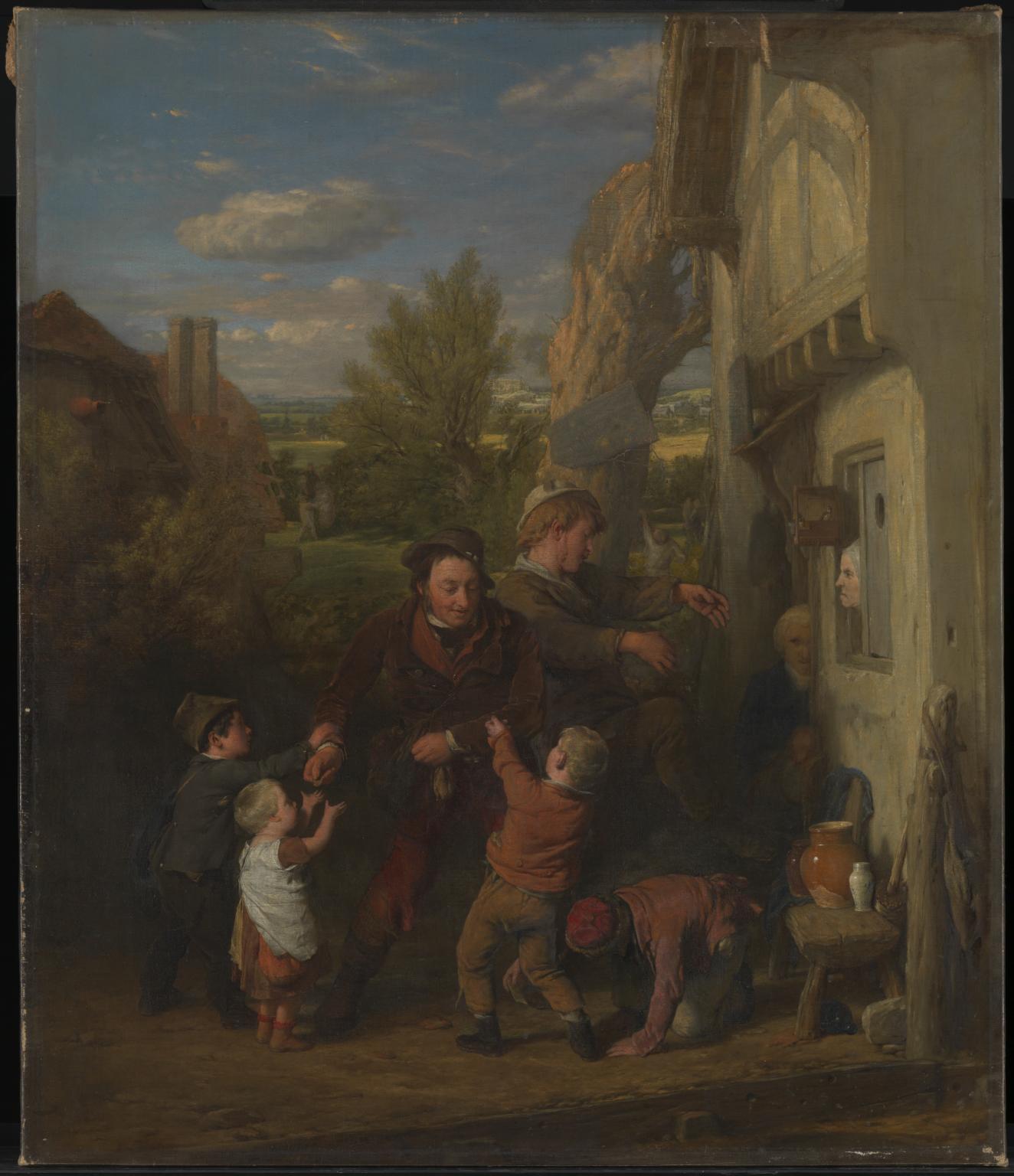 Fair Time (‘Returning from the Ale-House’) by William Mulready