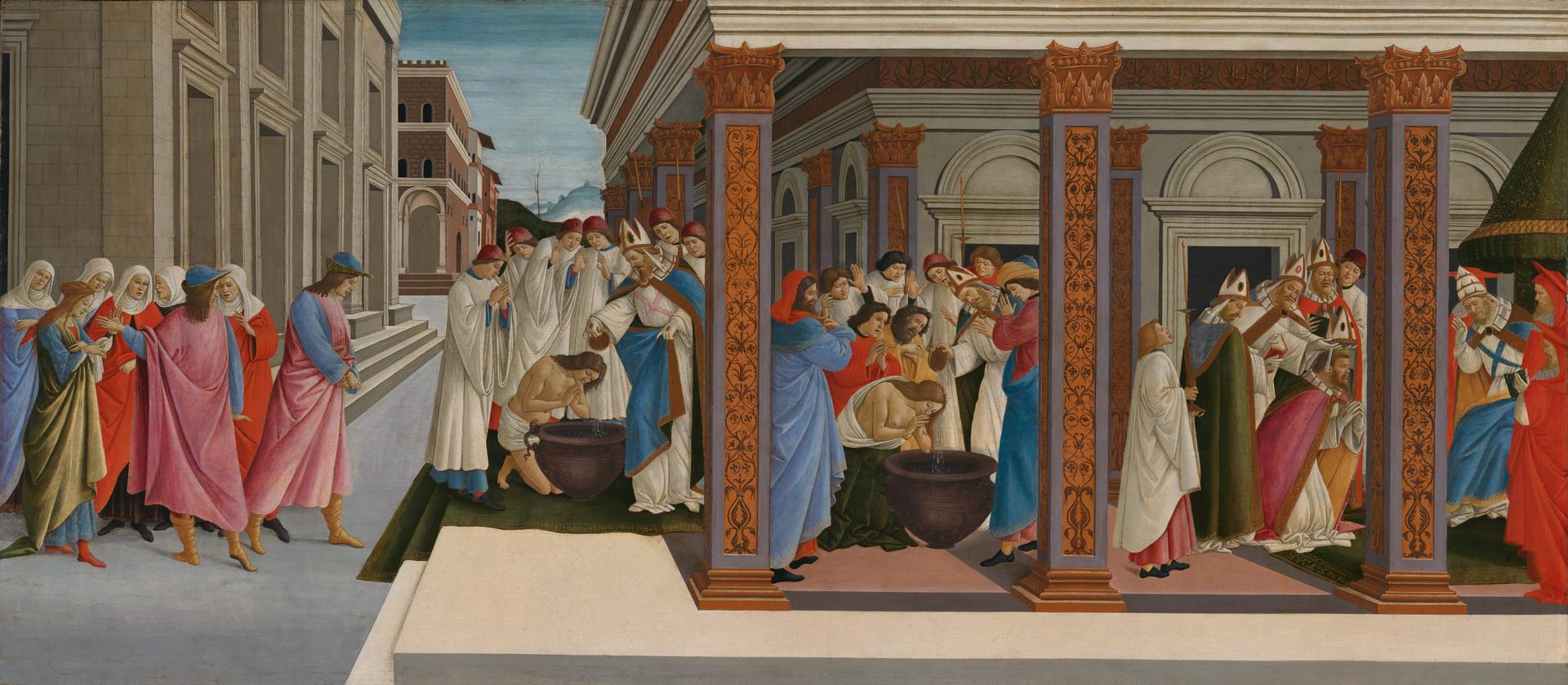 Four Scenes from the Early Life of Saint Zenobius by Sandro Botticelli