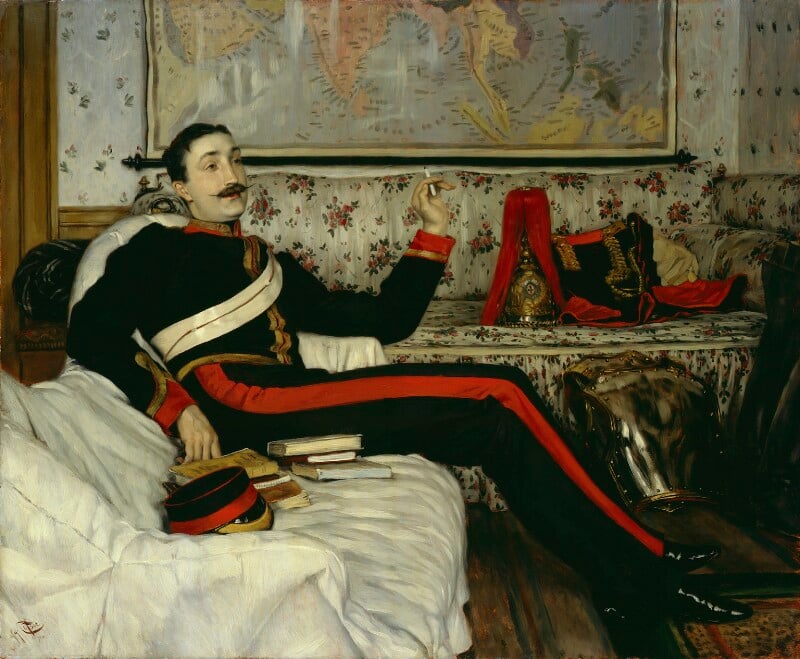 Frederick Burnaby by James Jacques Joseph Tissot
