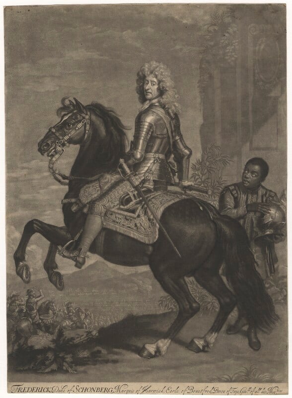 Frederick Herman de Schomberg, 1st Duke of Schomberg and an unknown boy by Sir Godfrey Kneller, Bt