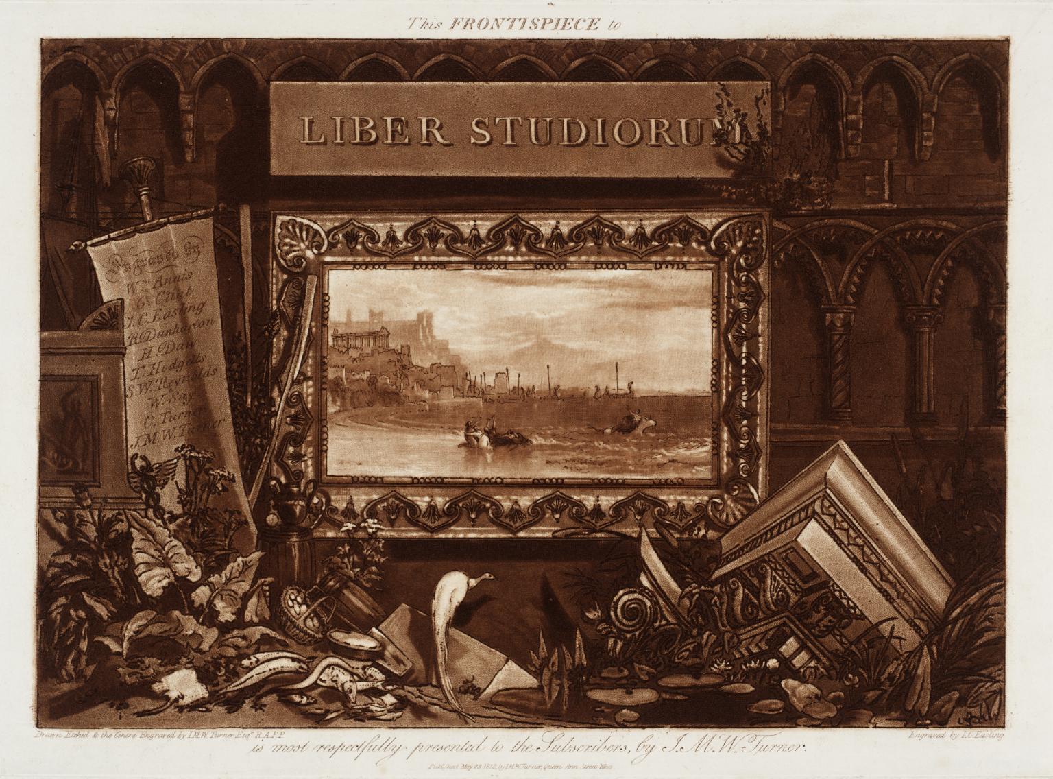 Frontispiece, engraved by J.C. Easling by Joseph Mallord William Turner