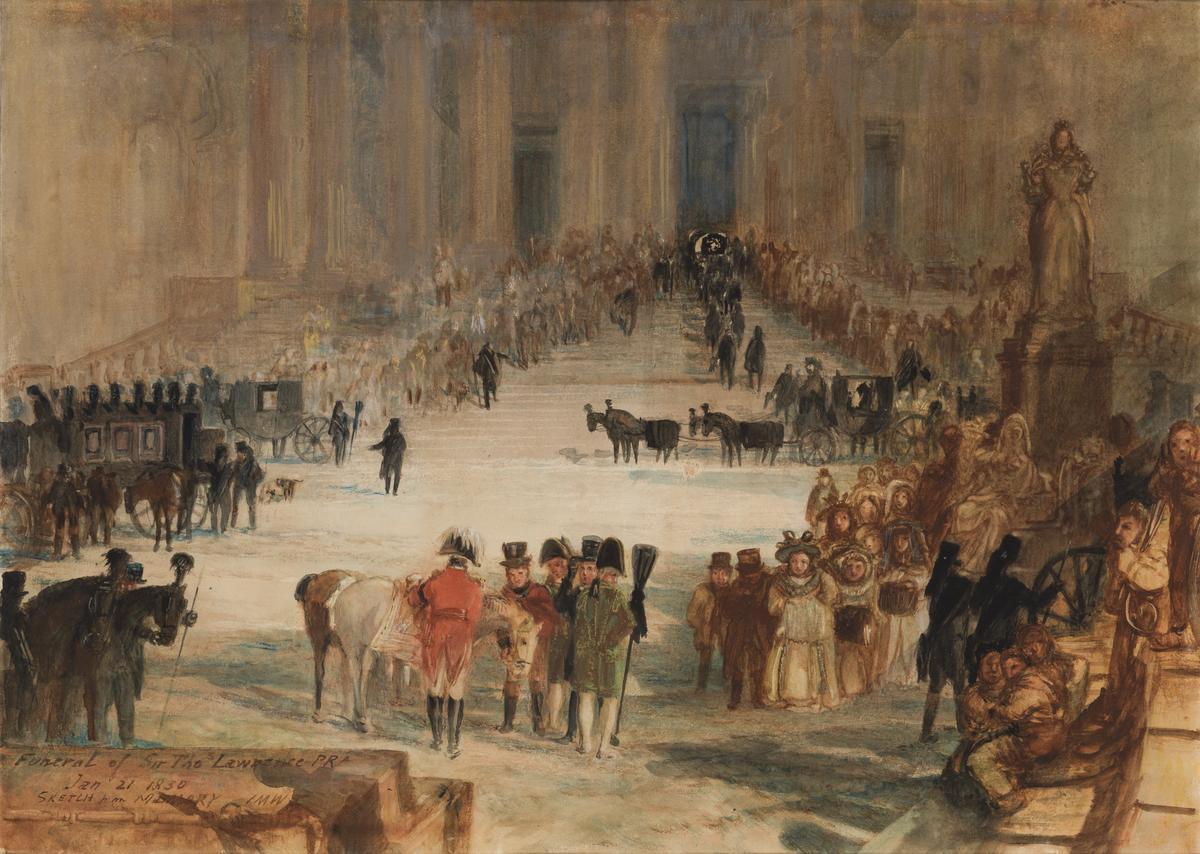 Funeral of Sir Thomas Lawrence: A Sketch from Memory by Joseph Mallord William Turner