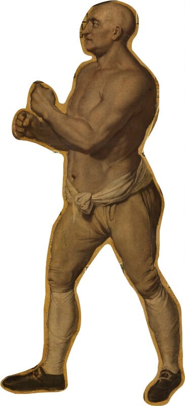 George Stevenson (part of the print 'The Set-To' which also features Jack Broughton) by John Hamilton Mortimer