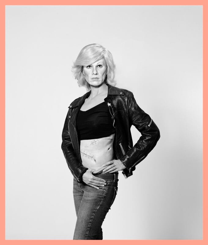 Gillian Wearing ('Me as Warhol in Drag with Scar') by Gillian Wearing