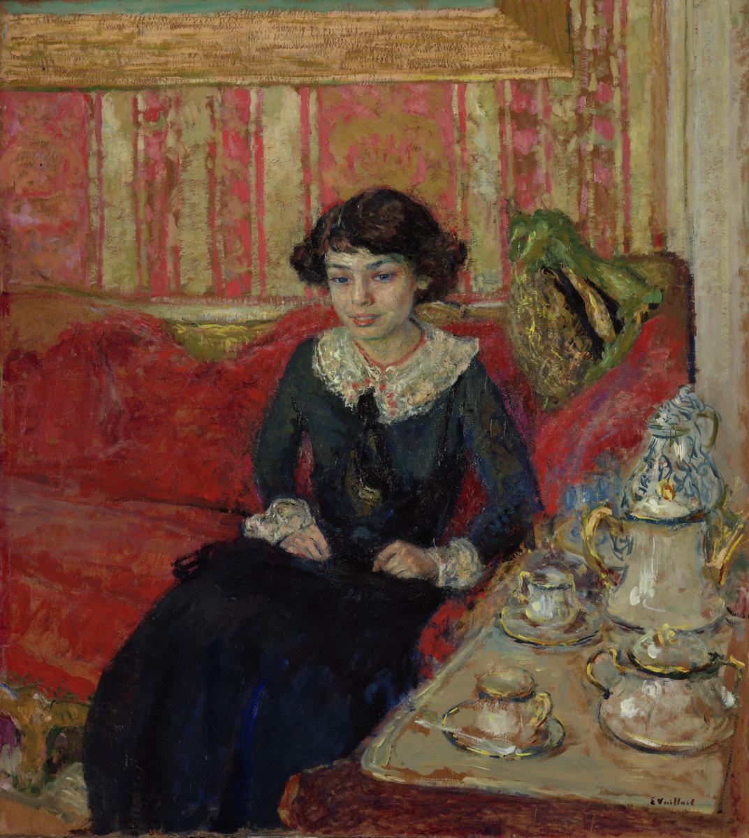 Girl in an Interior by Edouard Vuillard