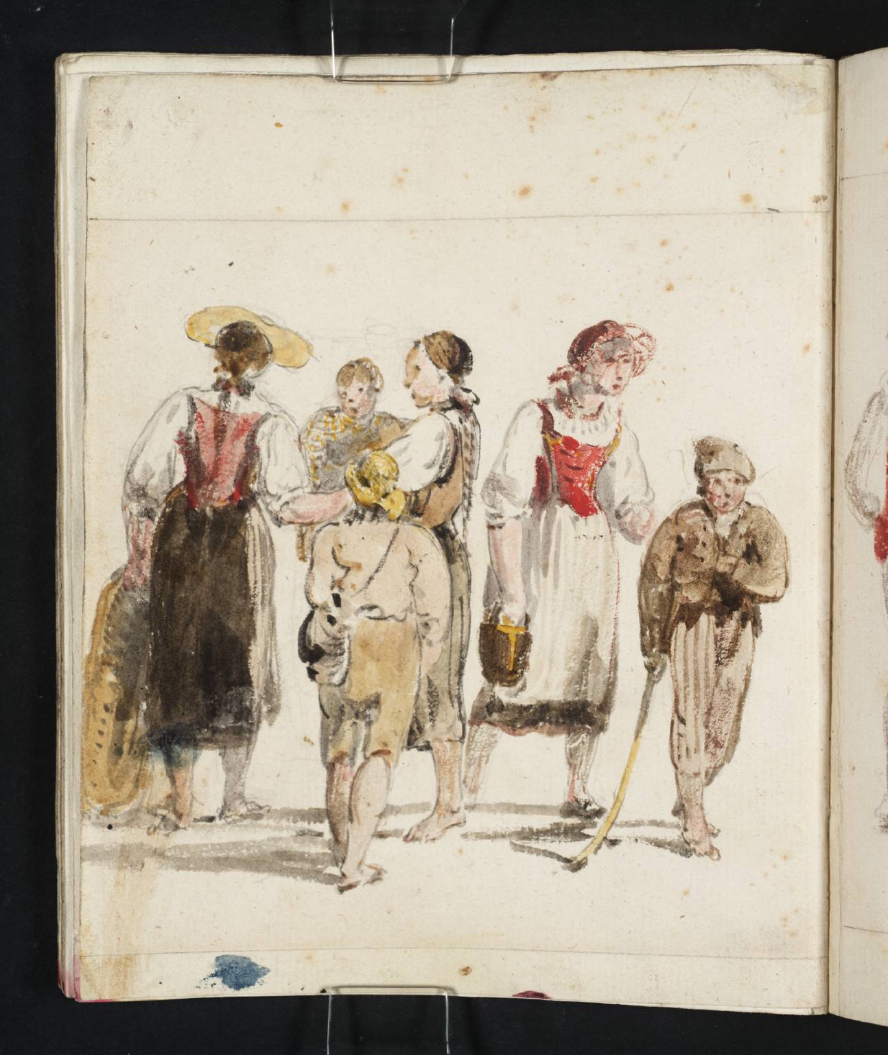 Group of Peasants by Joseph Mallord William Turner