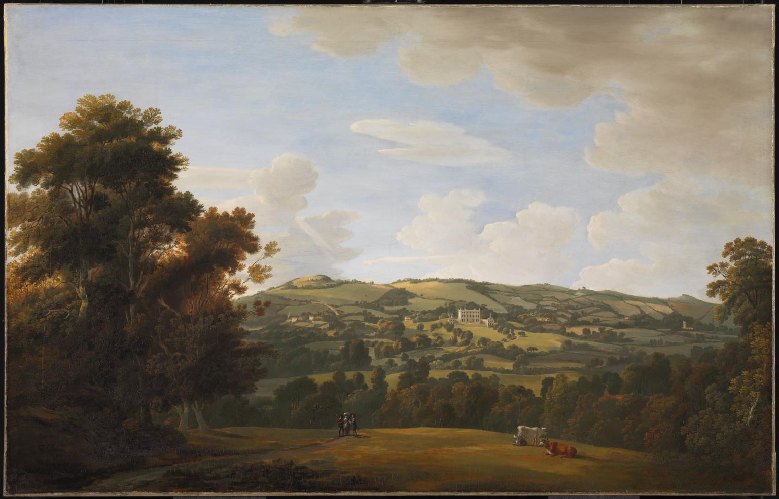 Haldon Hall, near Exeter by Francis Towne