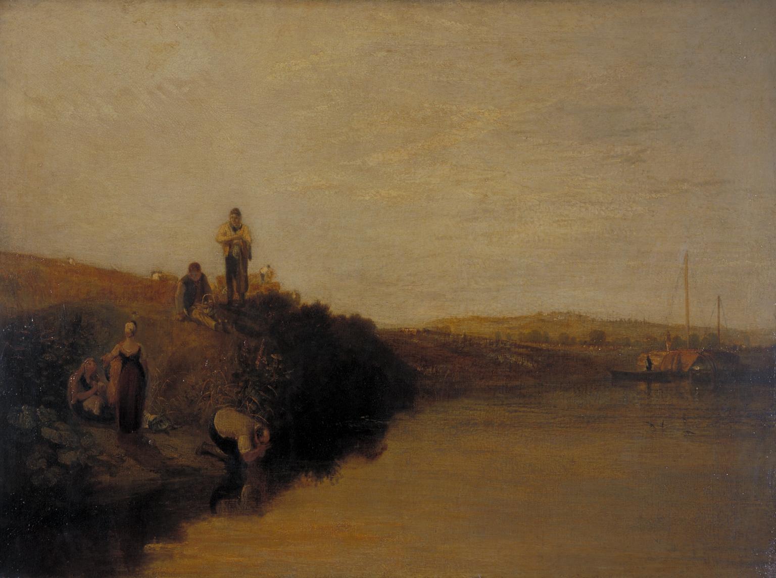 Harvest Dinner, Kingston Bank by Joseph Mallord William Turner
