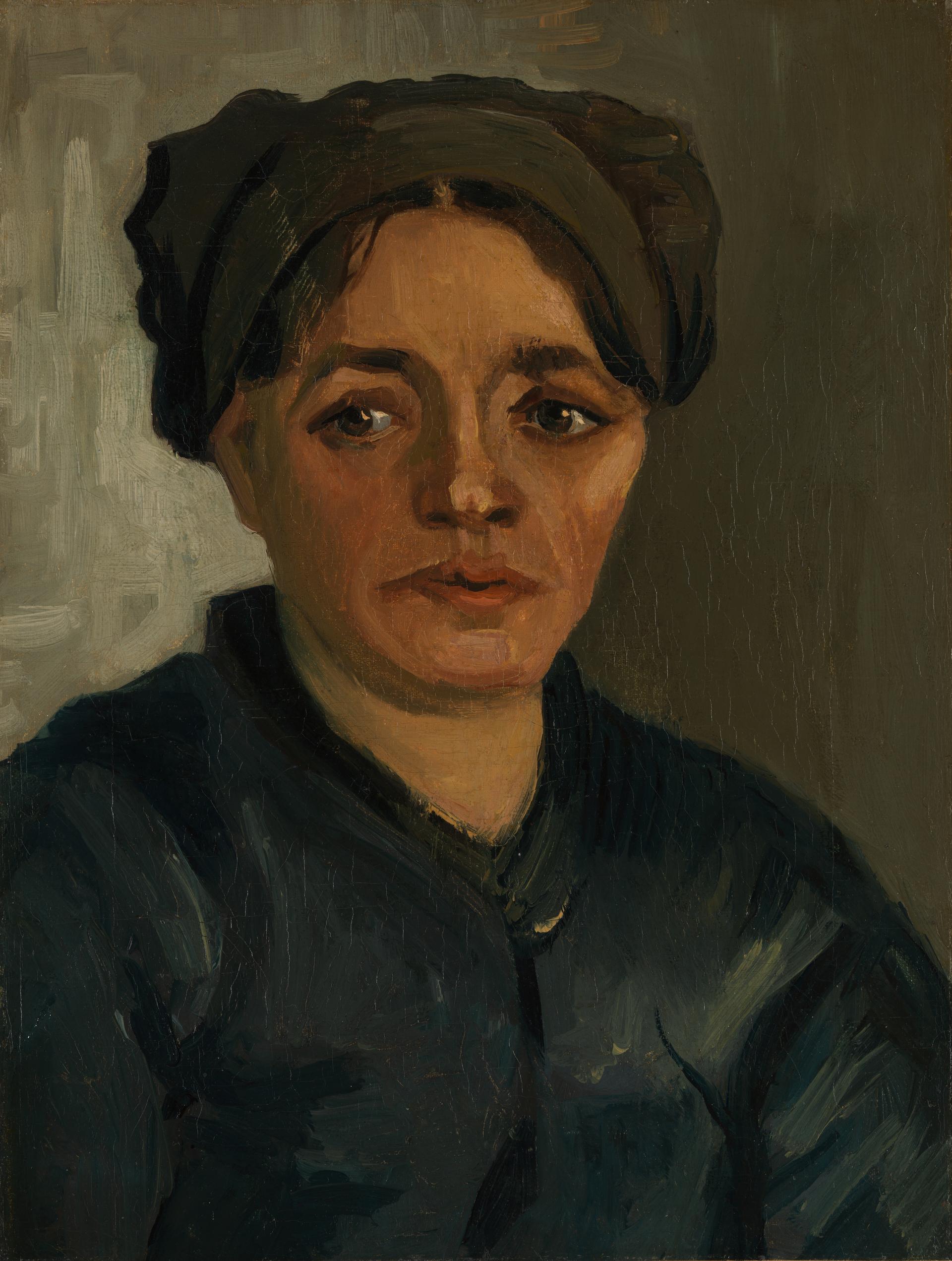Head of a Peasant Woman by Vincent van Gogh