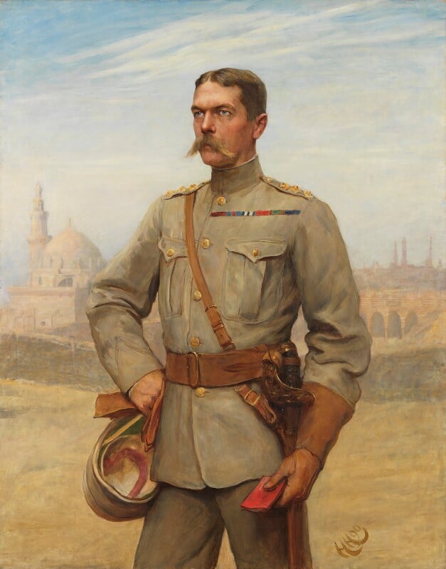 Herbert Kitchener, 1st Earl Kitchener by Frederick Goodall