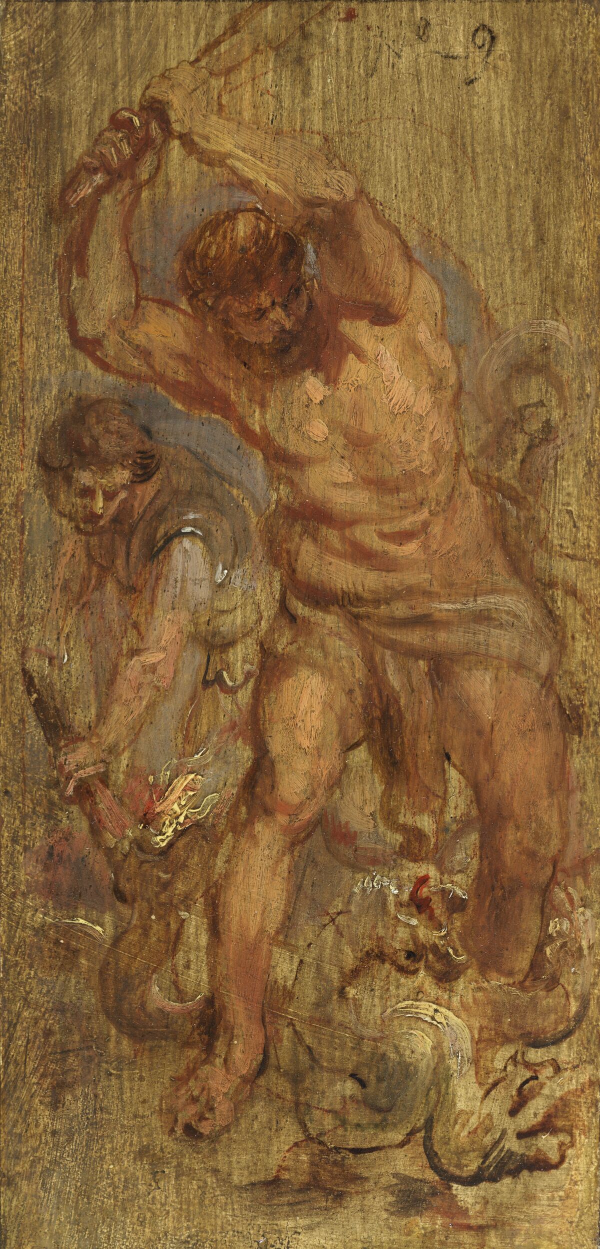 Hercules Killing the Hydra by Peter Paul Rubens