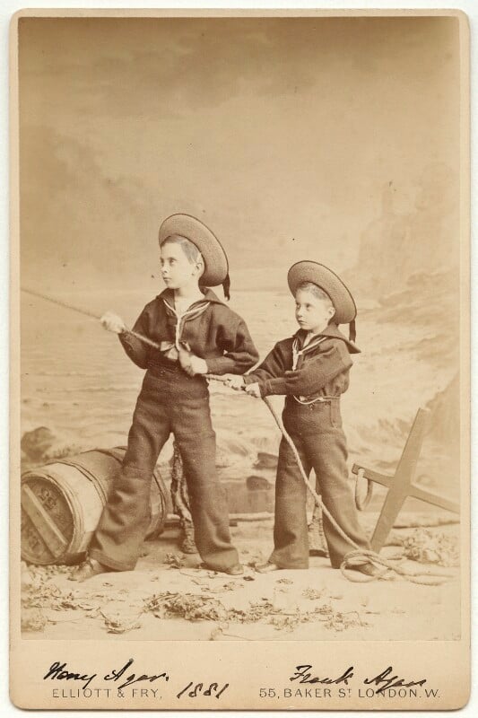Hon. Henry Augustus Bernard Agar; Hon. Francis William Arthur ('Frank') Agar by Elliott & Fry
