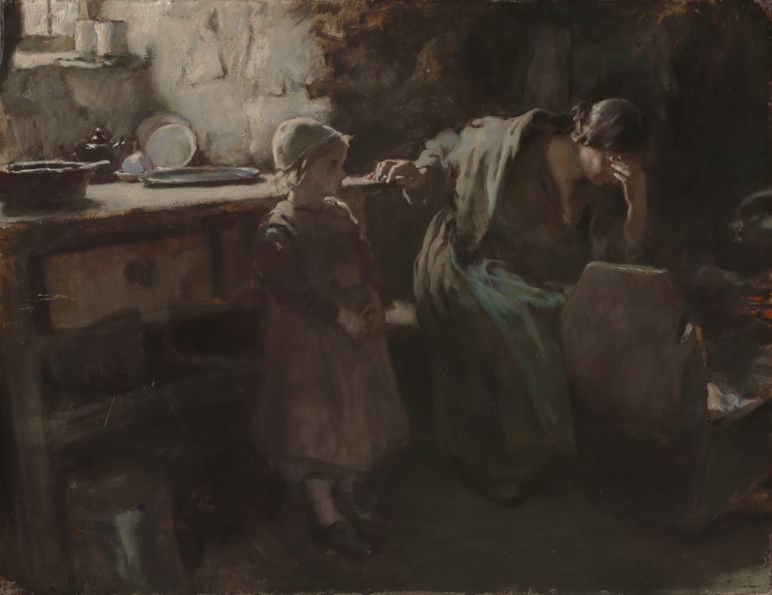 Hushed by Frank Holl