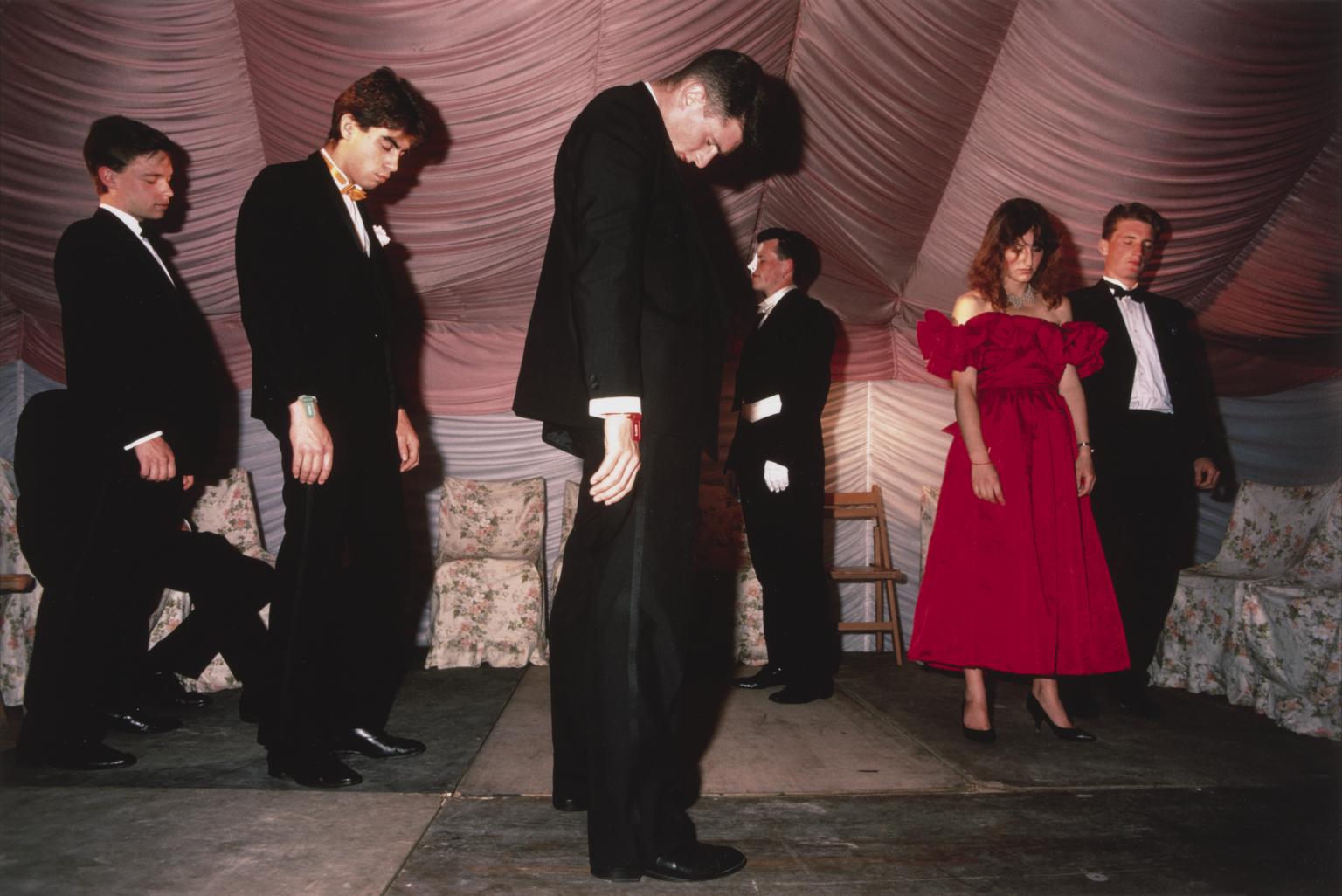 Hypnosis Demonstration, Cambridge University Ball by Chris Steele-Perkins