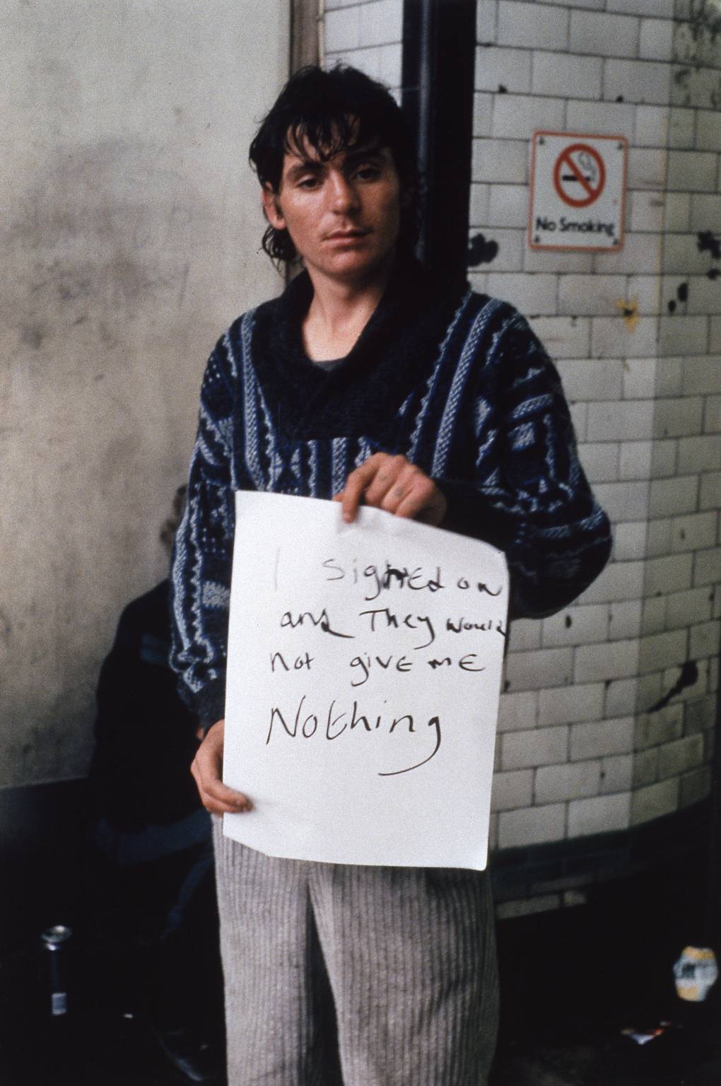 ‘I signed on and they would not give me nothing’ by Gillian Wearing CBE