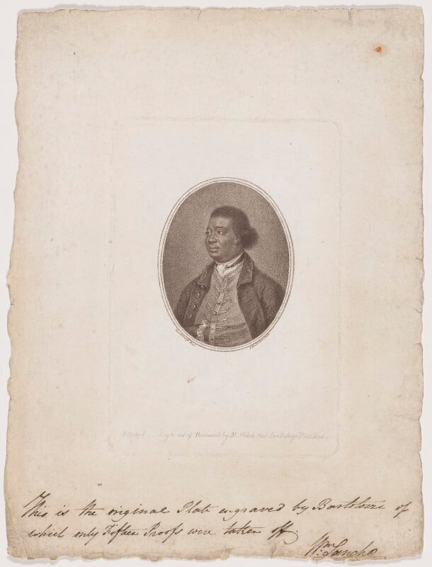 Ignatius Sancho by Francesco Bartolozzi