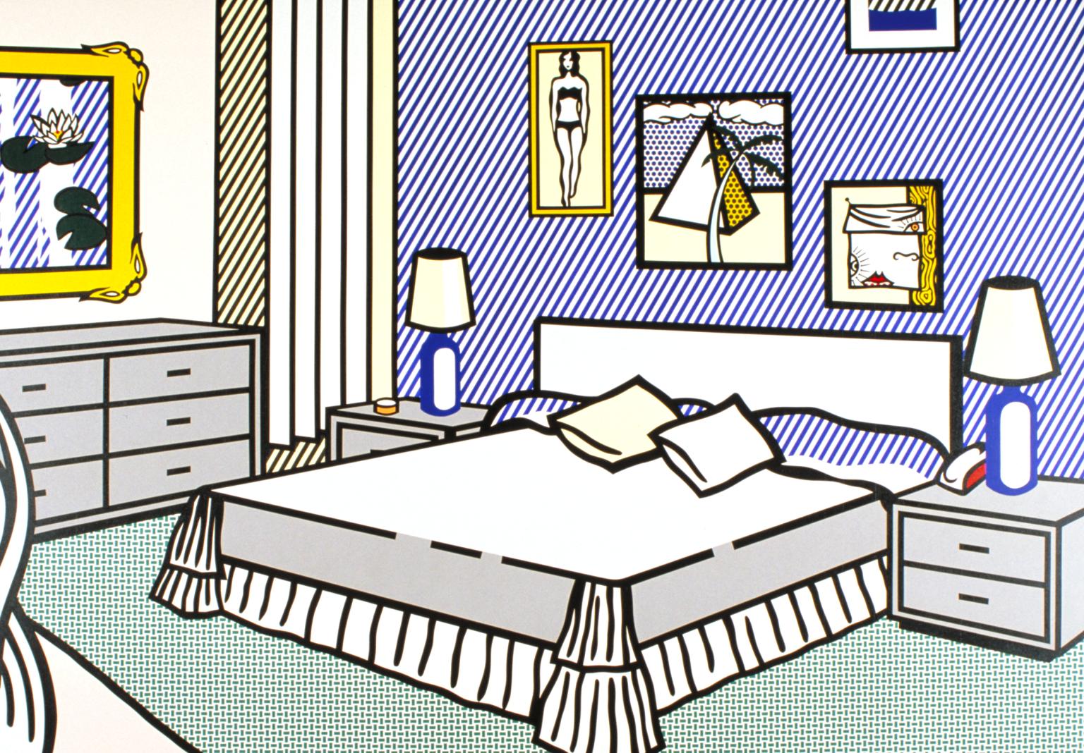 Interior with Waterlilies by Roy Lichtenstein