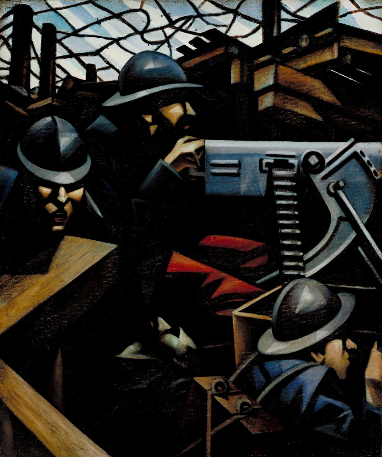 La Mitrailleuse by Christopher Richard Wynne Nevinson