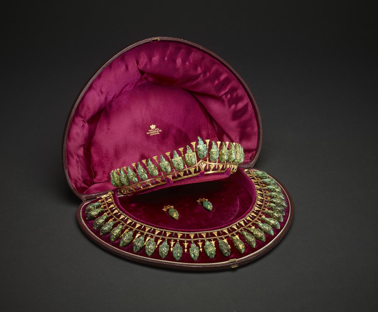 Lady Granville's beetle parure