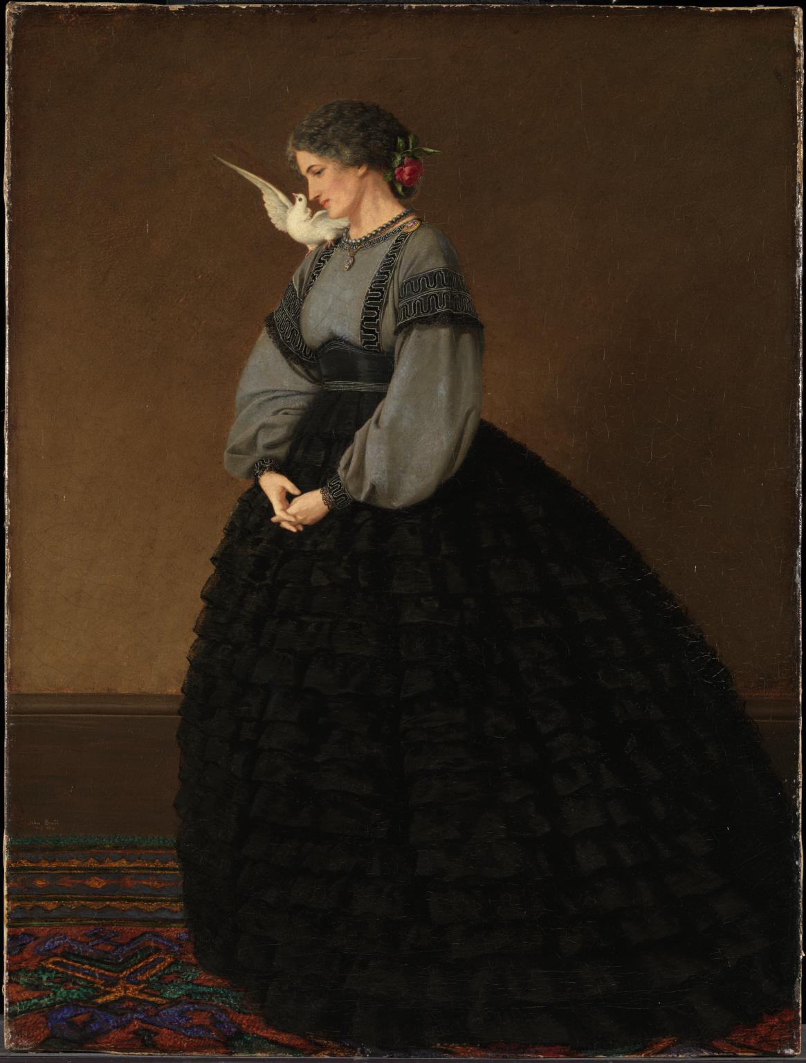 Lady with a Dove (Madame Loeser) by John Brett