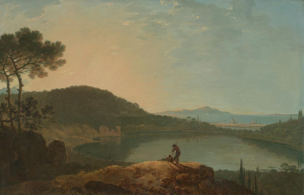 Lake Avernus and the Island of Capri by Richard Wilson