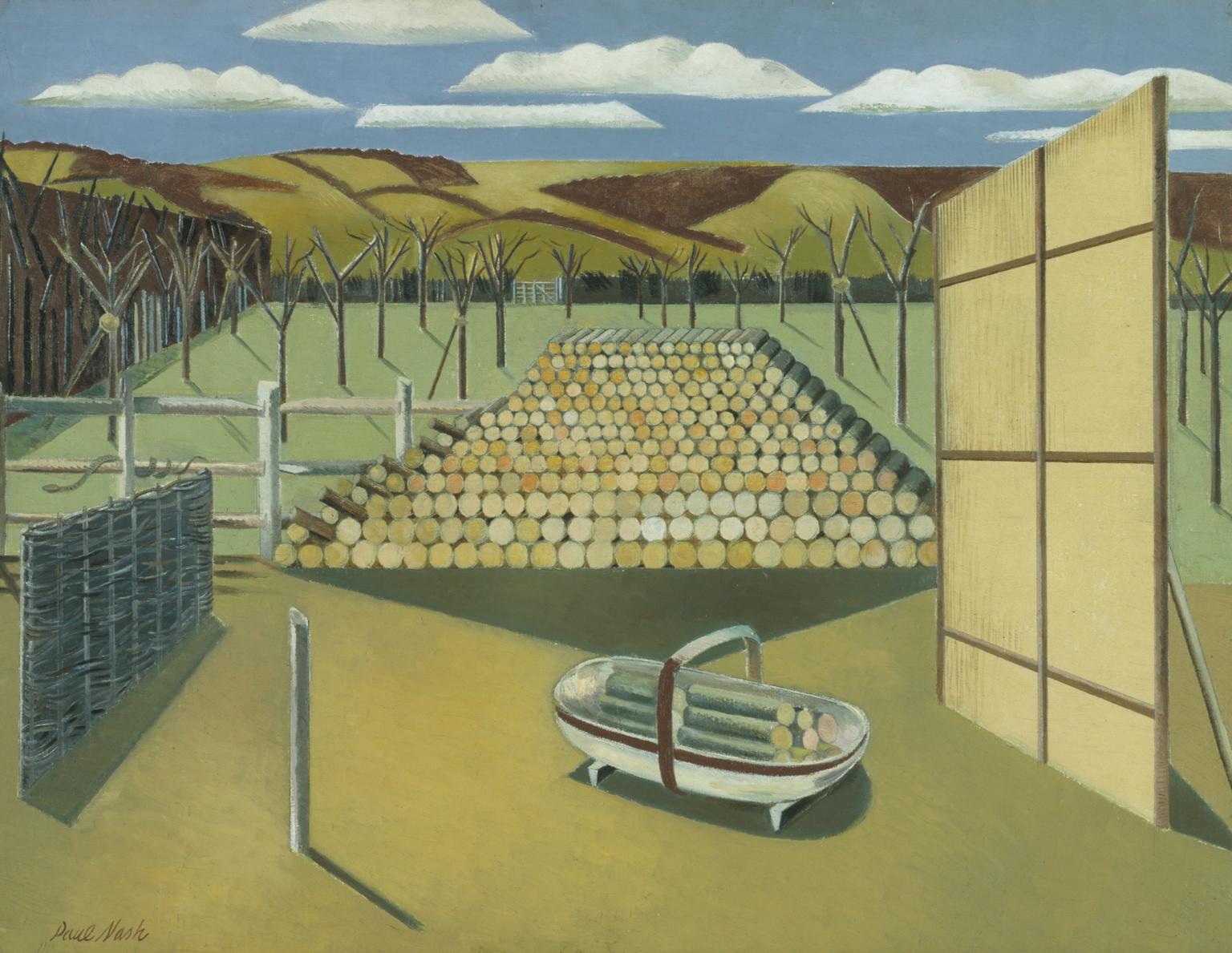 Landscape at Iden by Paul Nash