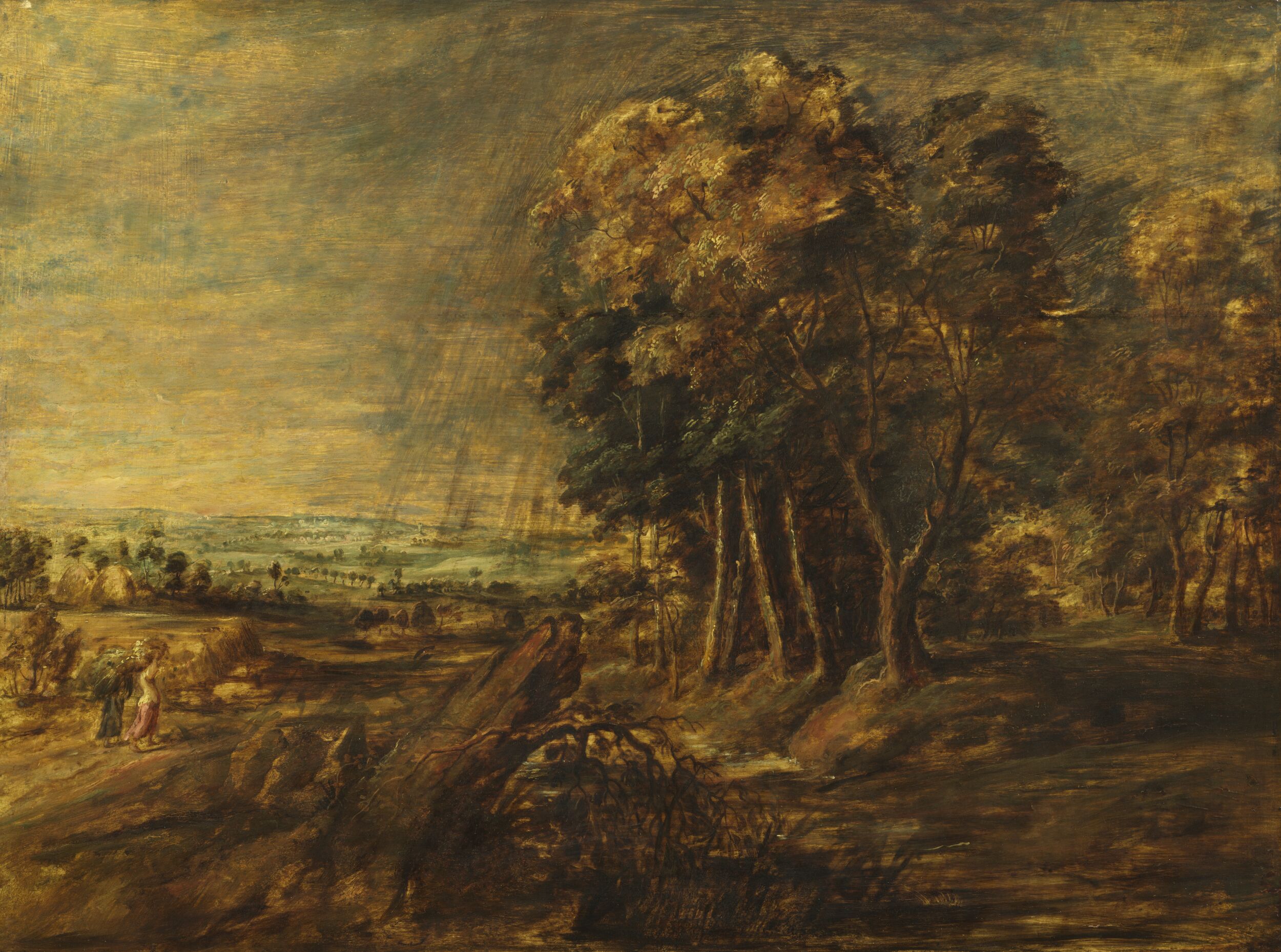 Landscape with a Storm by Peter Paul Rubens