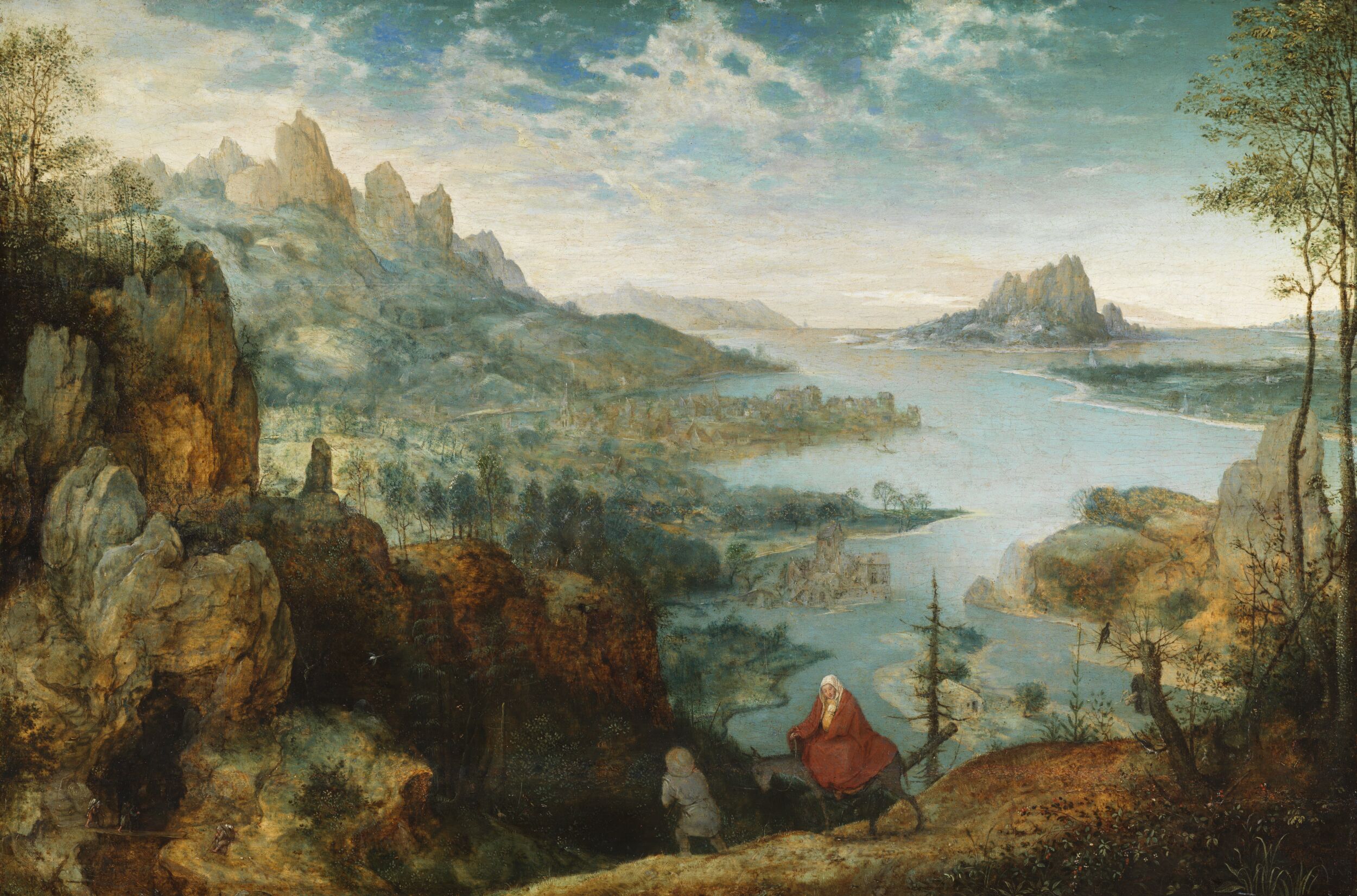 Landscape with the Flight into Egypt by Pieter Bruegel the Elder
