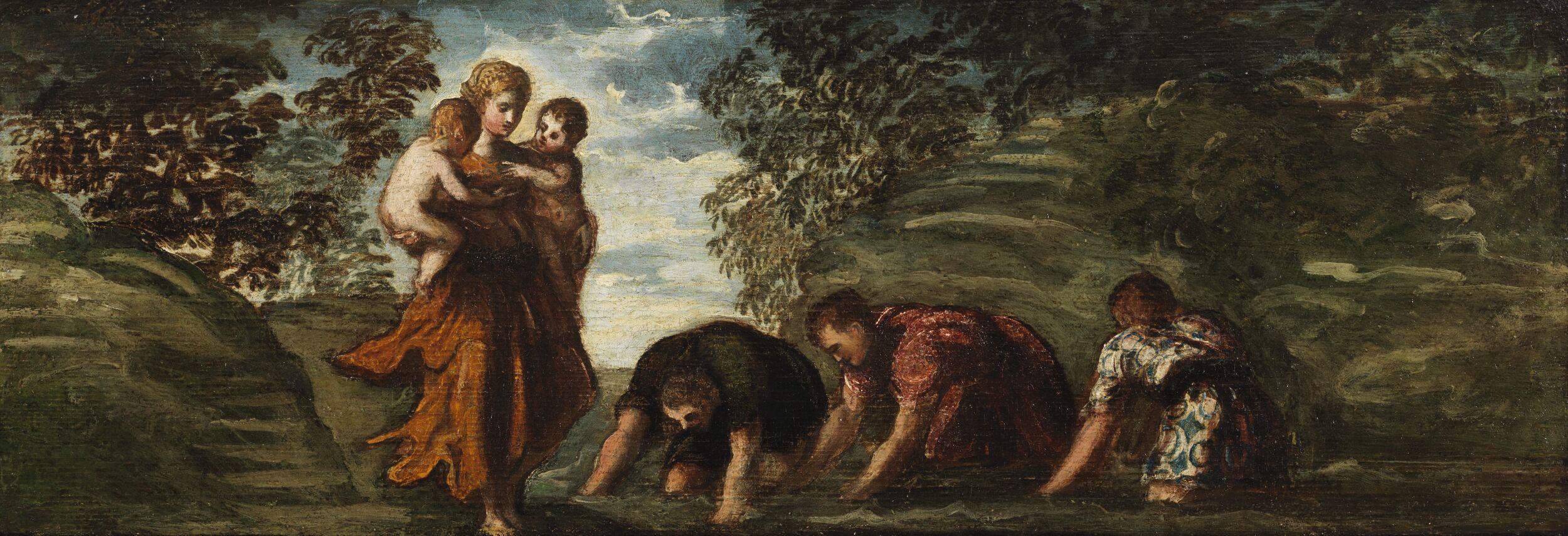 Latona changing the Lycian Peasants into Frogs by Jacopo Tintoretto