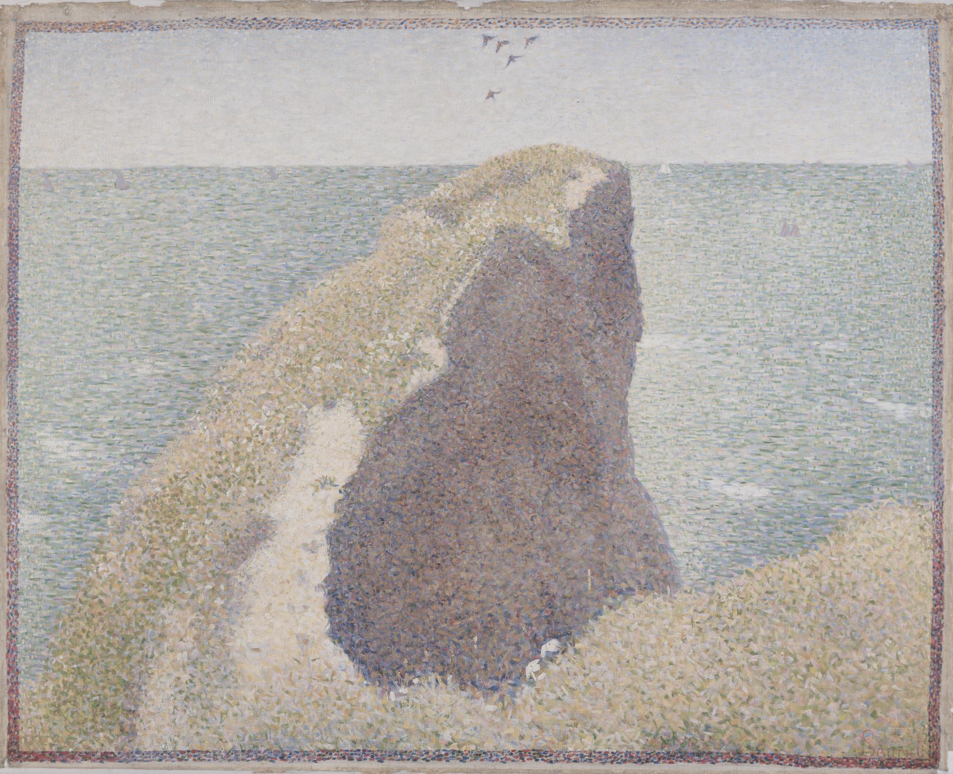 Le Bec du Hoc, Grandcamp by Georges Seurat