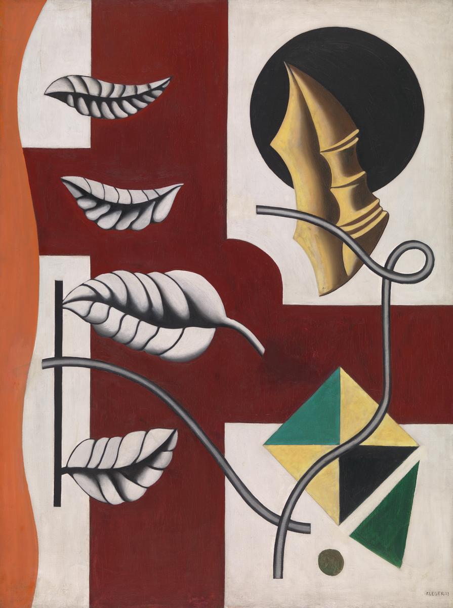 Leaves and Shell by Fernand Léger
